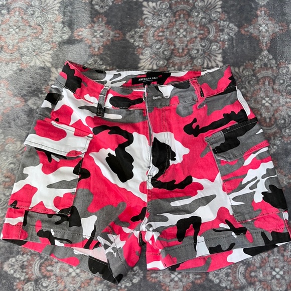 Pants - Neon pink shorts